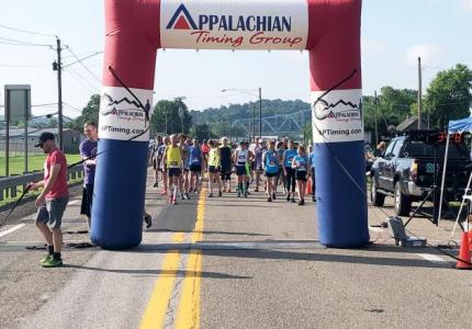 Dash for Diabetes starting line