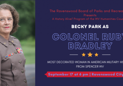 Photo advertisement for Ruby Bradley Event