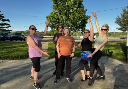 Zumba partipants