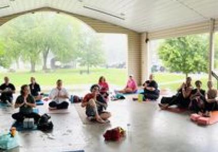 Yoga participants