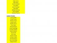 Listing of Winners