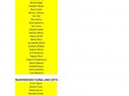 Listing of Winners