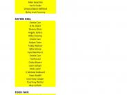 Listing of Winners