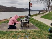 Decorating a bench
