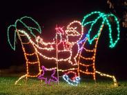 santa in hammock