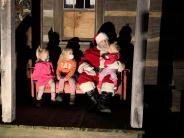 child with santa