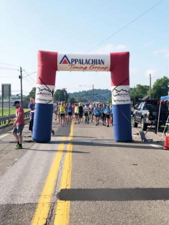 Dash for Diabetes starting line