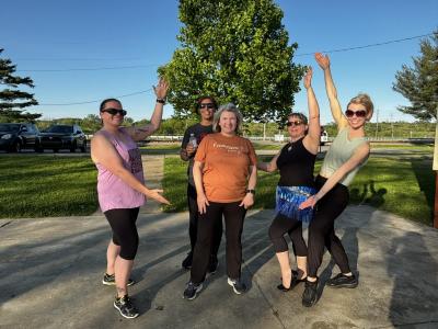 Zumba partipants