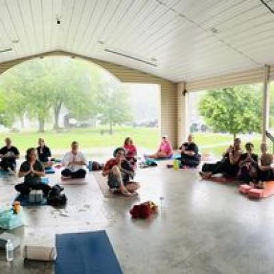 Yoga participants