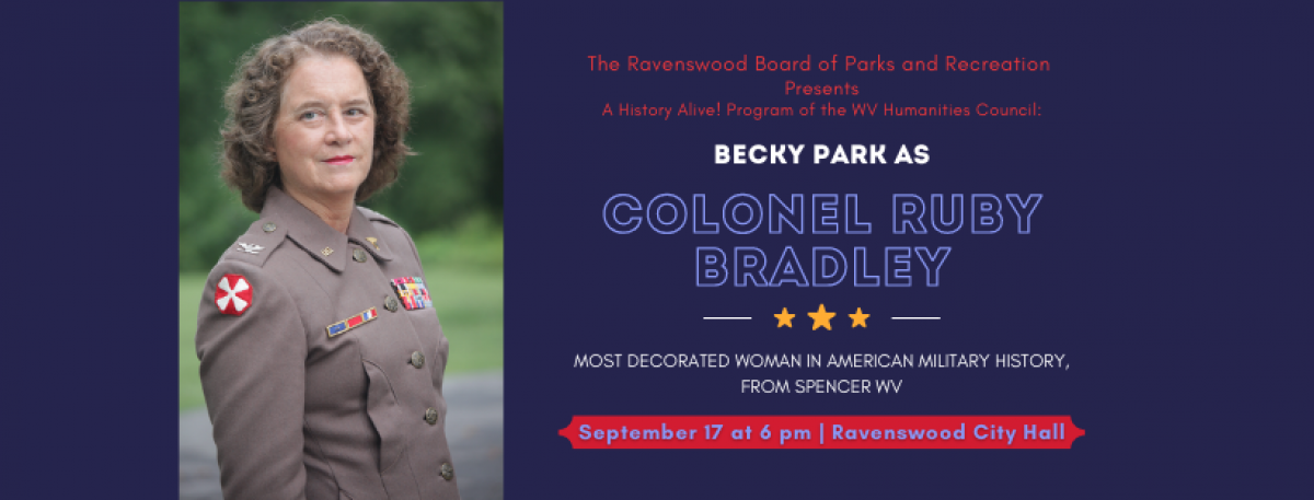 Photo advertisement for Ruby Bradley Event