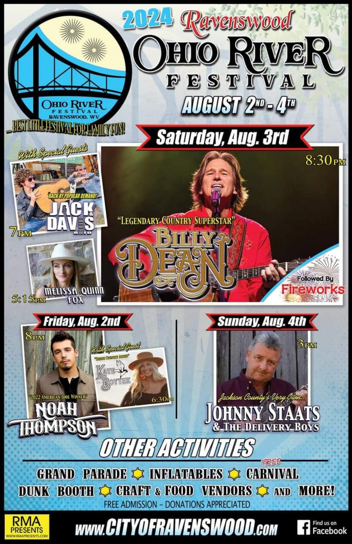 Ohio River Festival Ravenswood West Virginia
